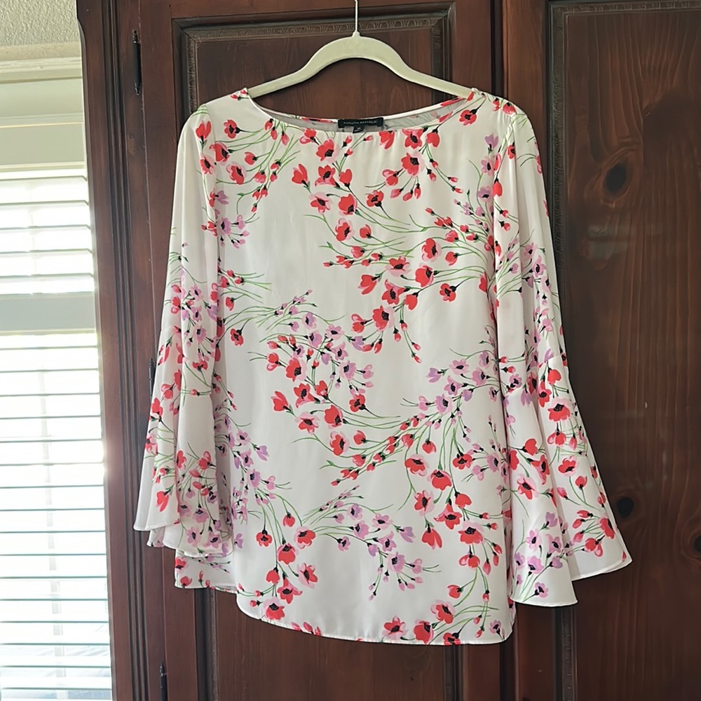 Banana Republic Floral Blouse